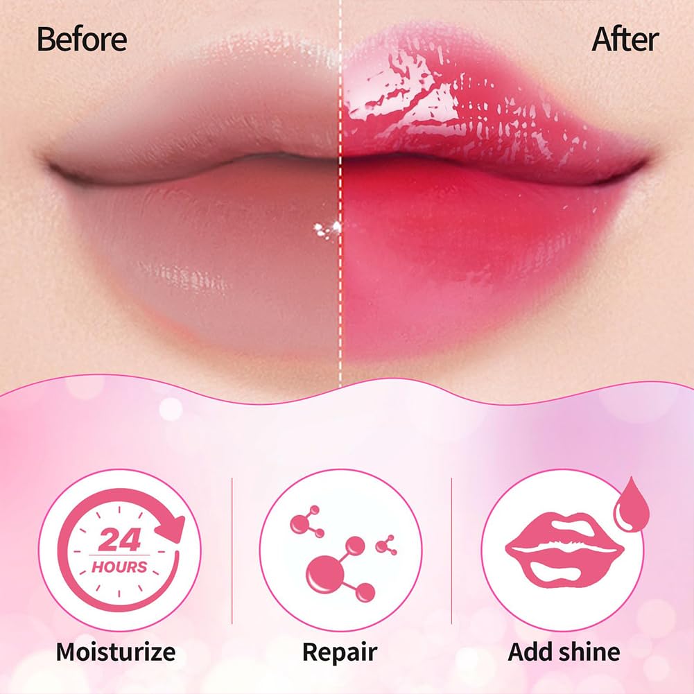 GECOMO aceite labial nutritivo con textura suave para uso diario.