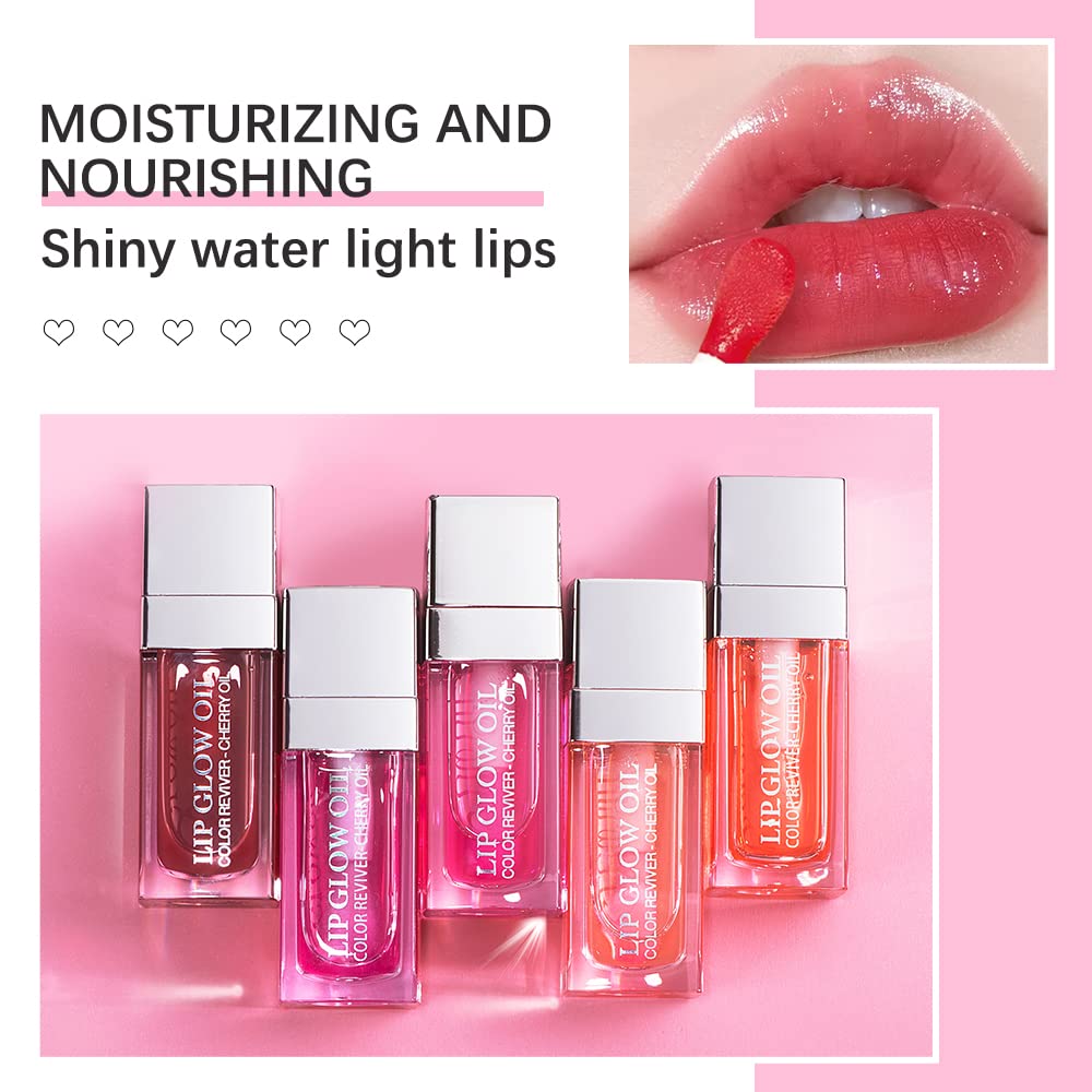 GECOMO Lip Glow Oil uso diario, labios más suaves y radiantes
