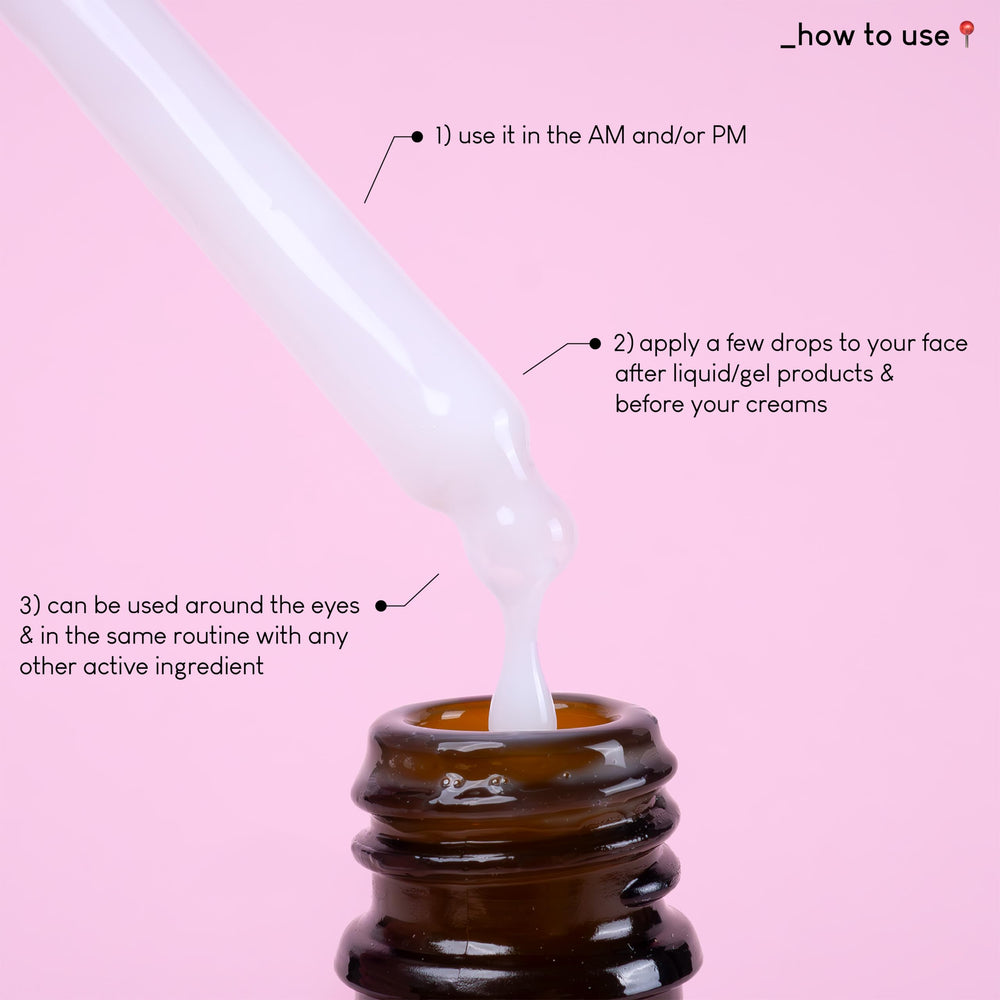Geek & Gorgeous Power Peptides Serum, mejora la elasticidad de la piel tras el uso.