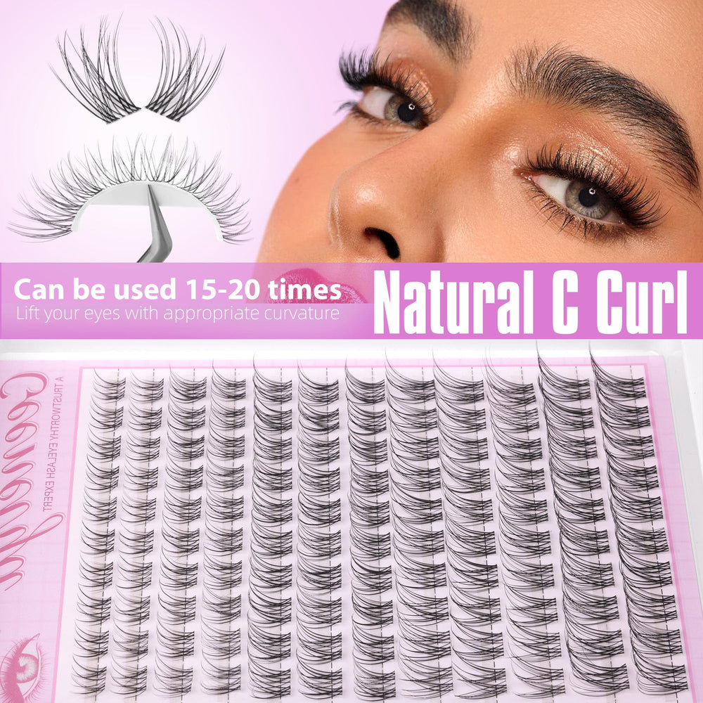 Geeneiya efecto salon en casa con clusters wispy para mirada impactante