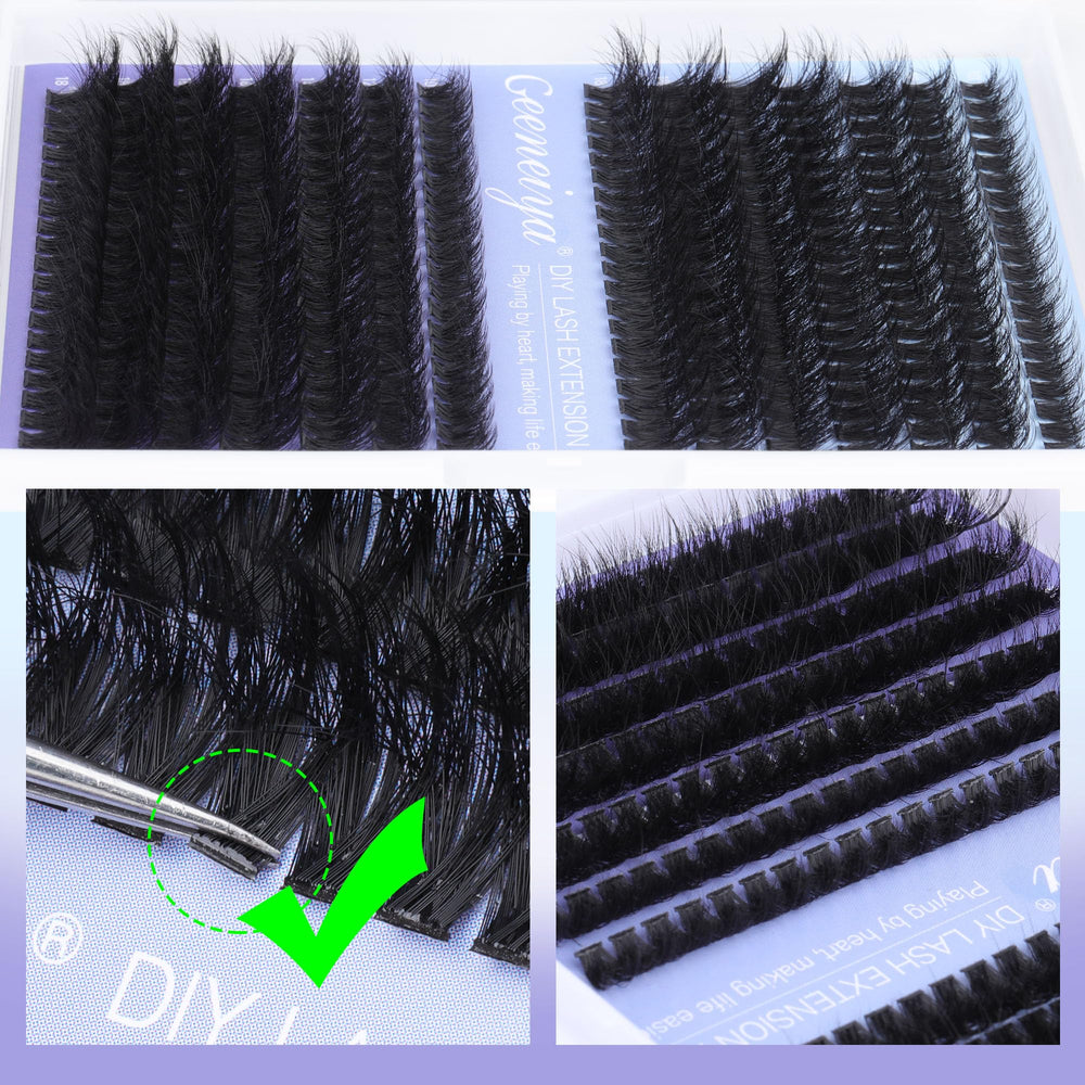 Geeneiya kit DIY para pestañas completas en casa