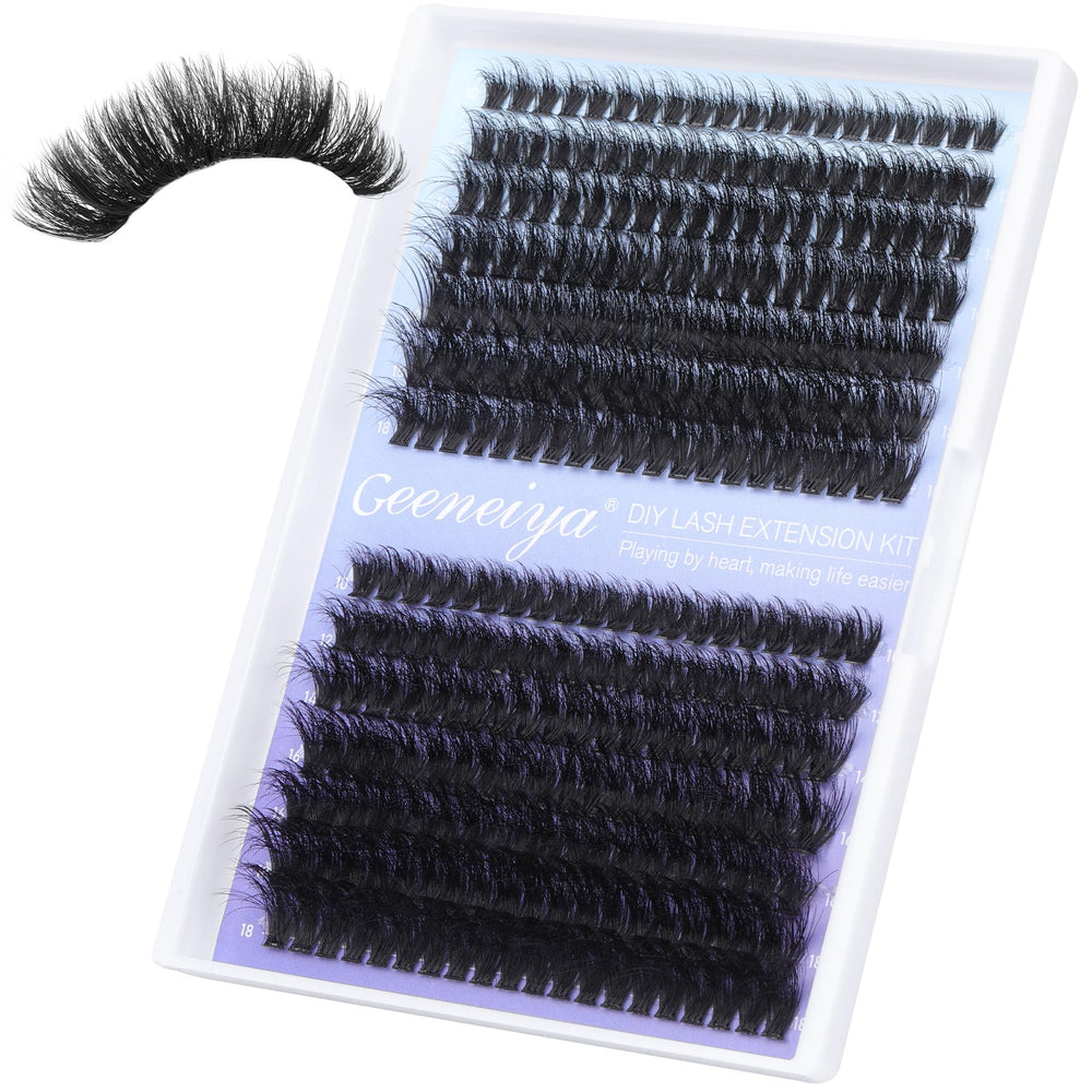 Geeneiya lightweight lash clusters—soft mink material for comfortable wear