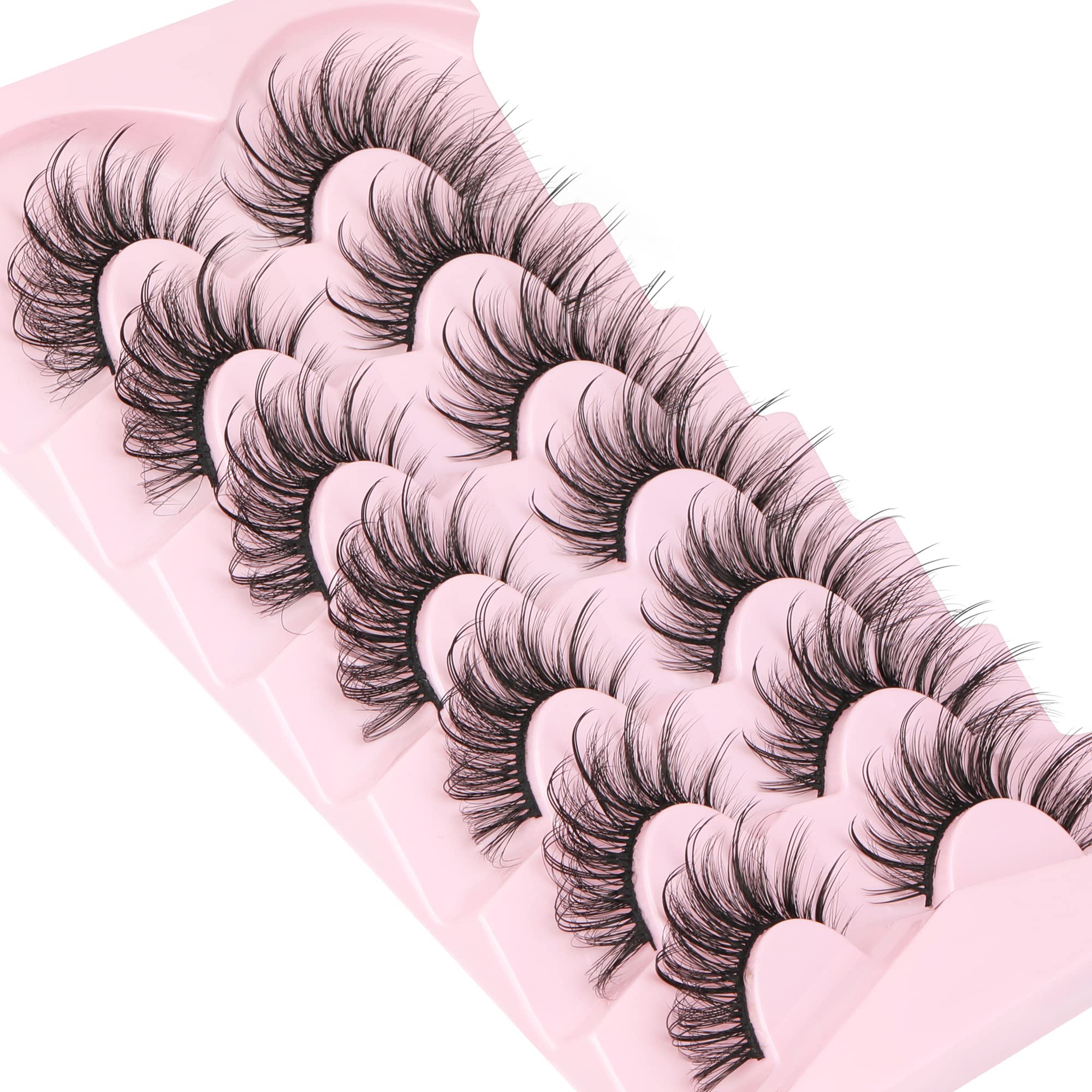 Geeneiya Pestañas Mink aspecto natural para maquillaje cómodo.