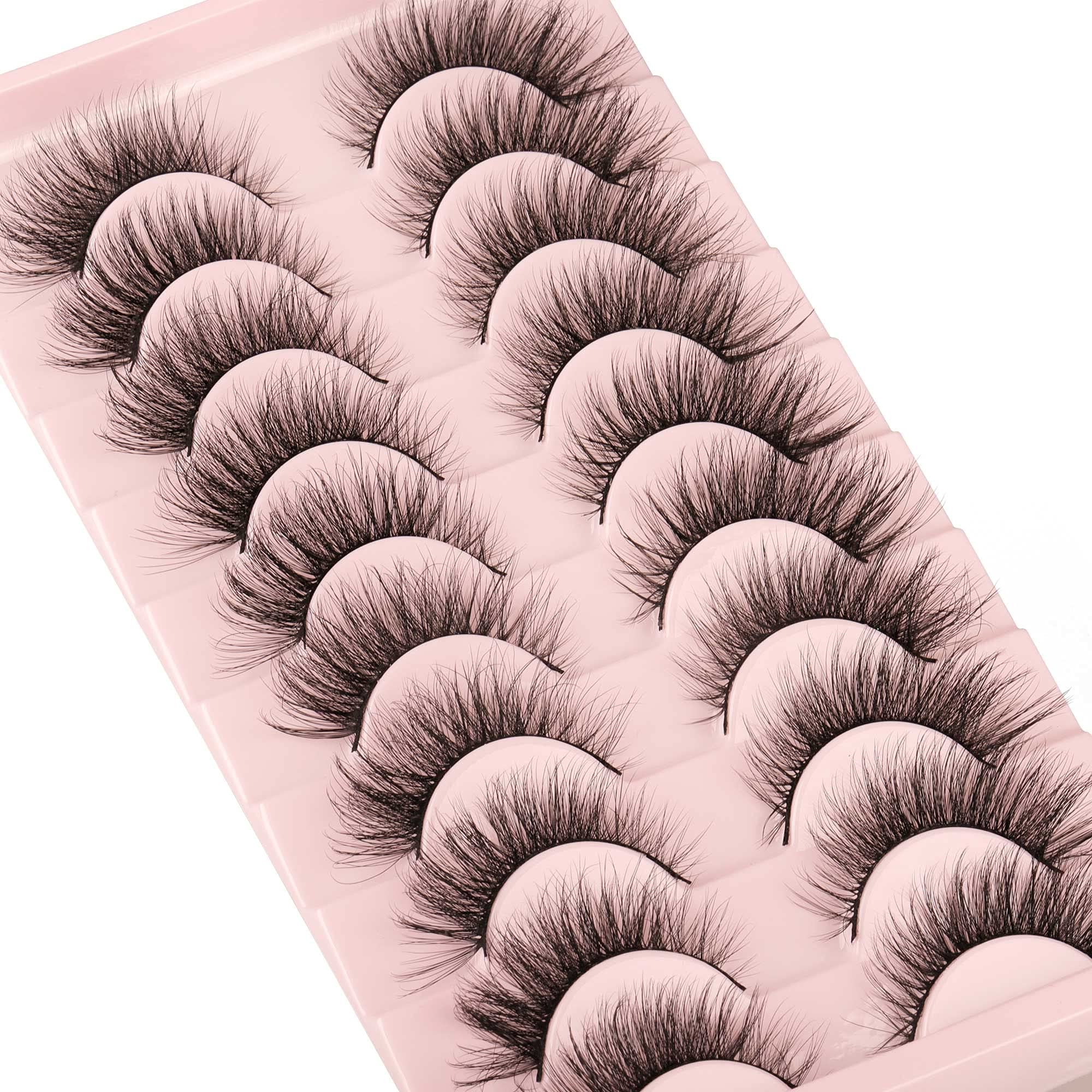 Pestañas Geeneiya para maquillaje diario y eventos con acabado natural.