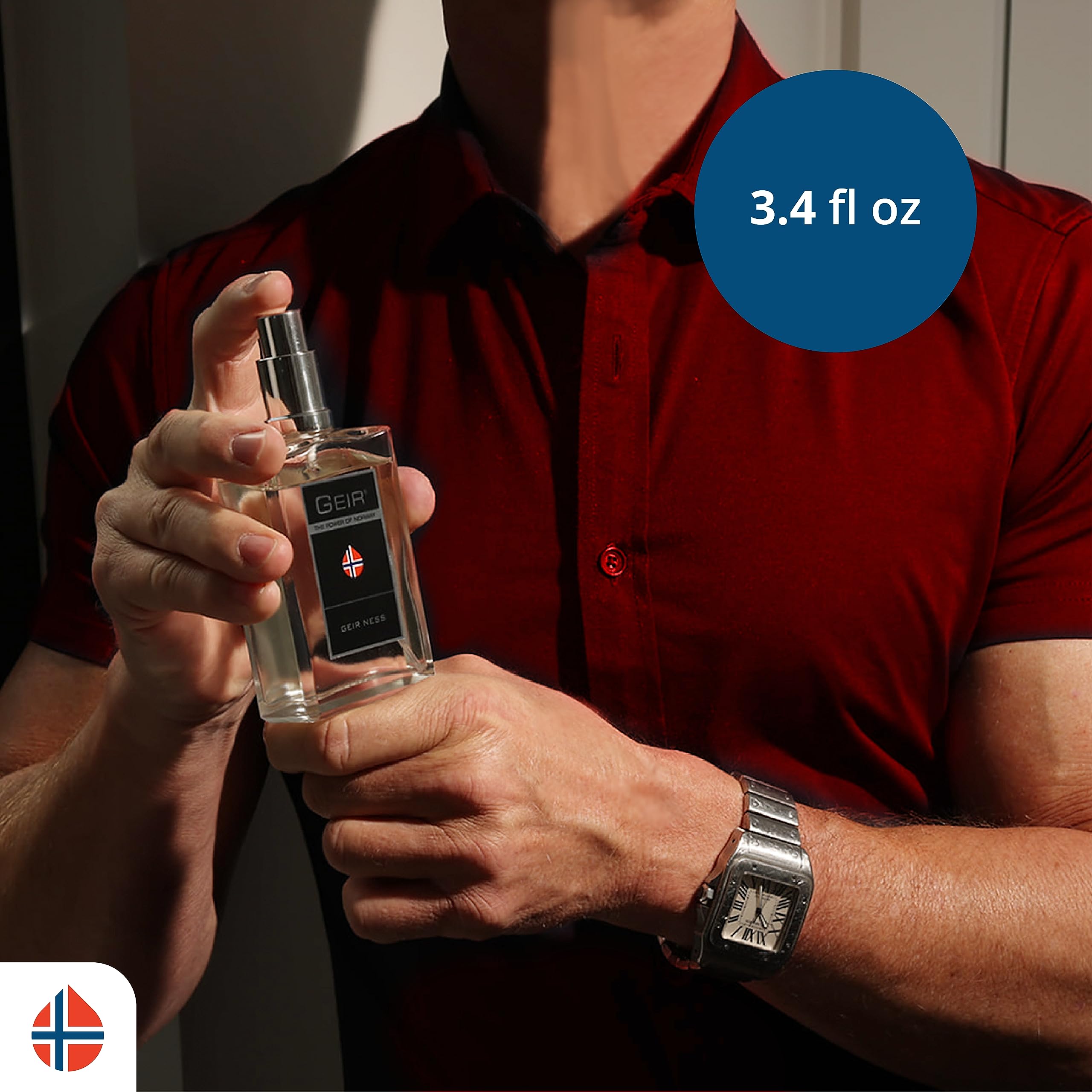 Geir Ness Geir Eau de Parfum para hombres: envase premium para regalo.
