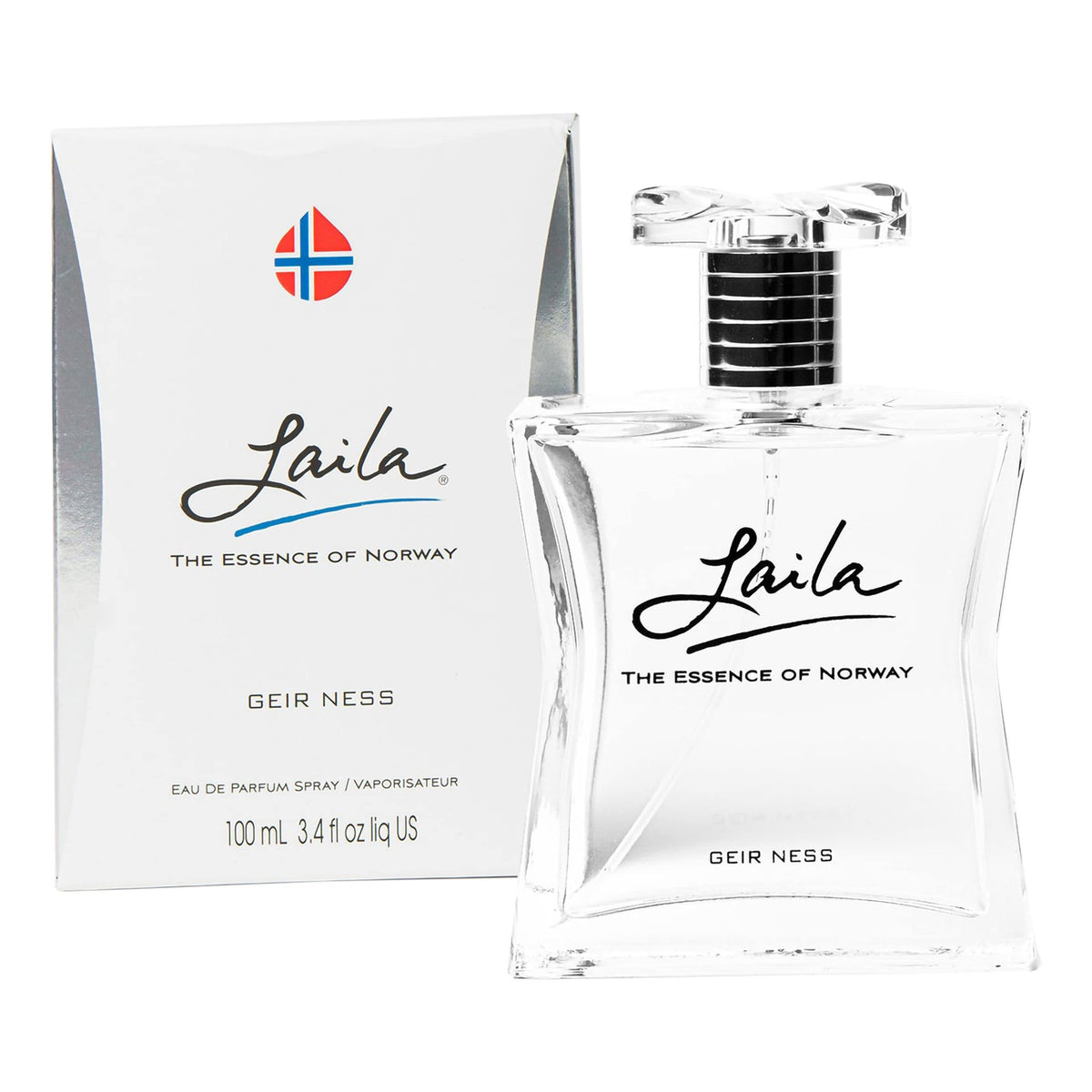 Geir Ness Laila, botella fragancia elegante para uso diario.