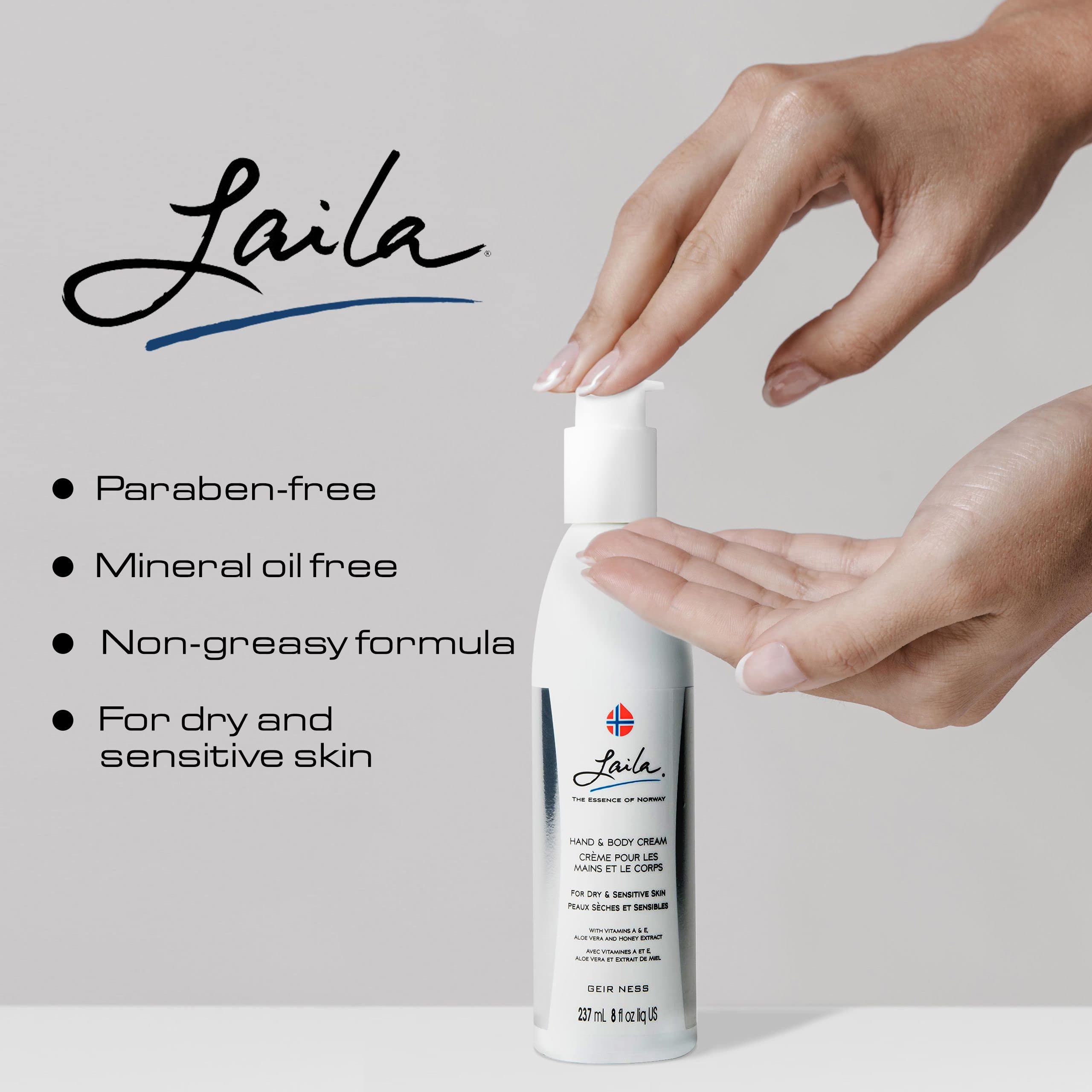Geir Ness Laila hidratación que perdura; piel más suave tras cada lavado.