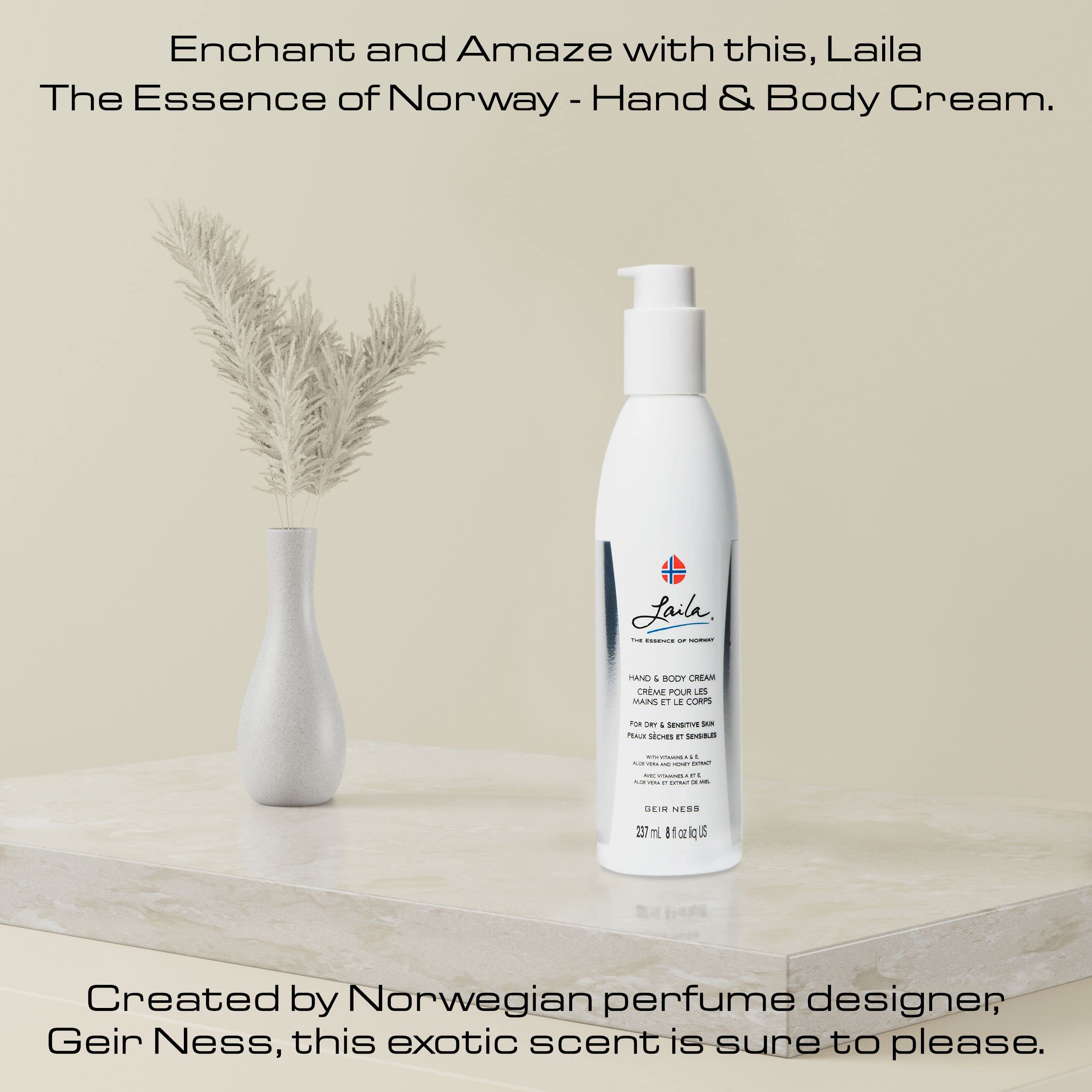 Geir Ness Laila rutina de cuidado; crema nutritiva para piel sensible.
