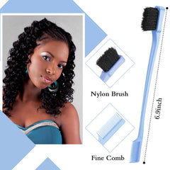Geiserailie cepillo de pelo con borde de nylon, suave y firme