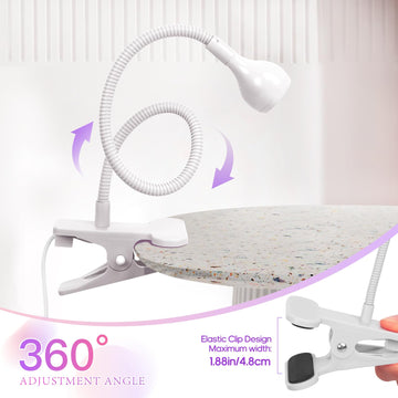 Geisofu iluminación ajustable para mayor comodidad y precisión.