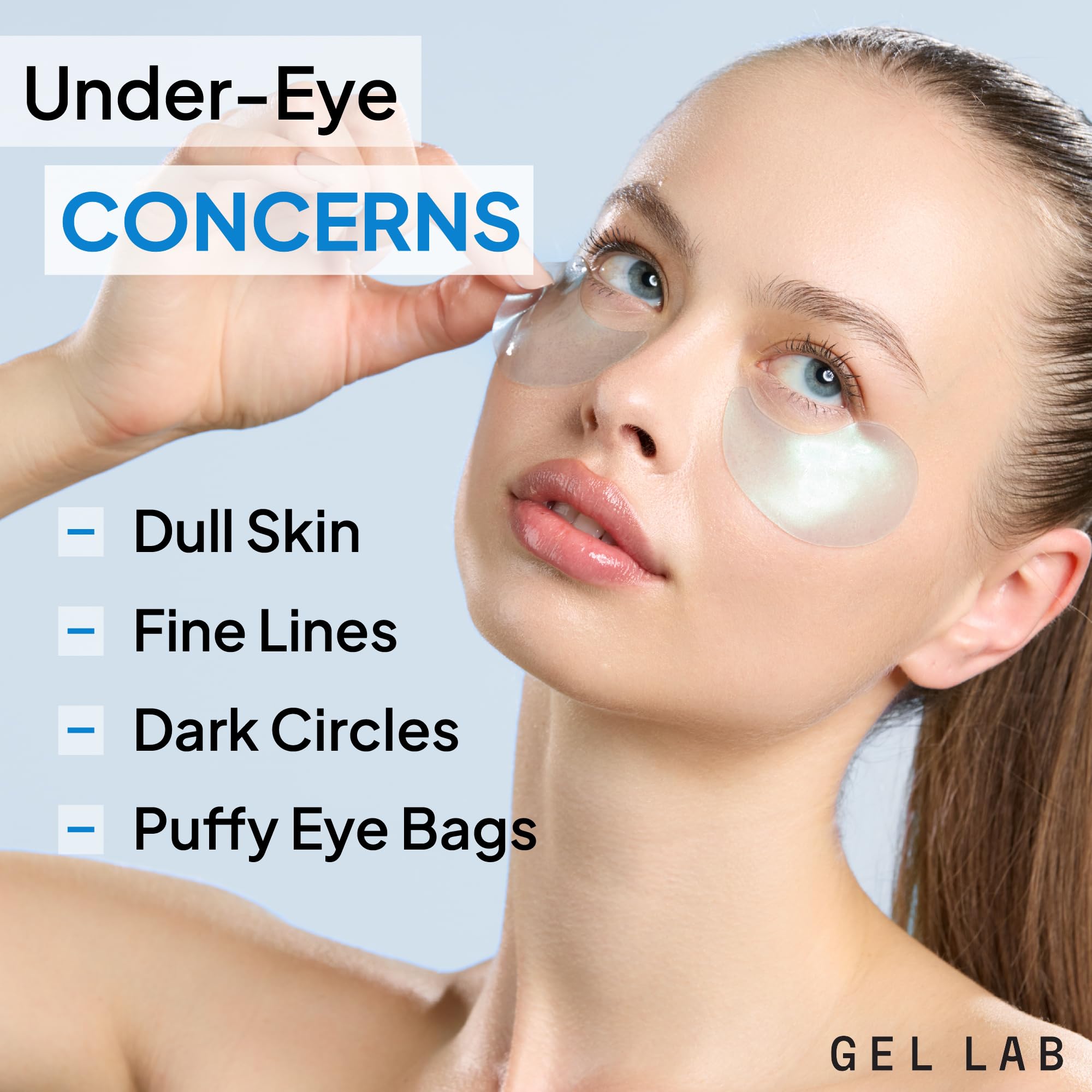 Gel Lab REGLOW parches oculares con cafeína para despertar la mirada