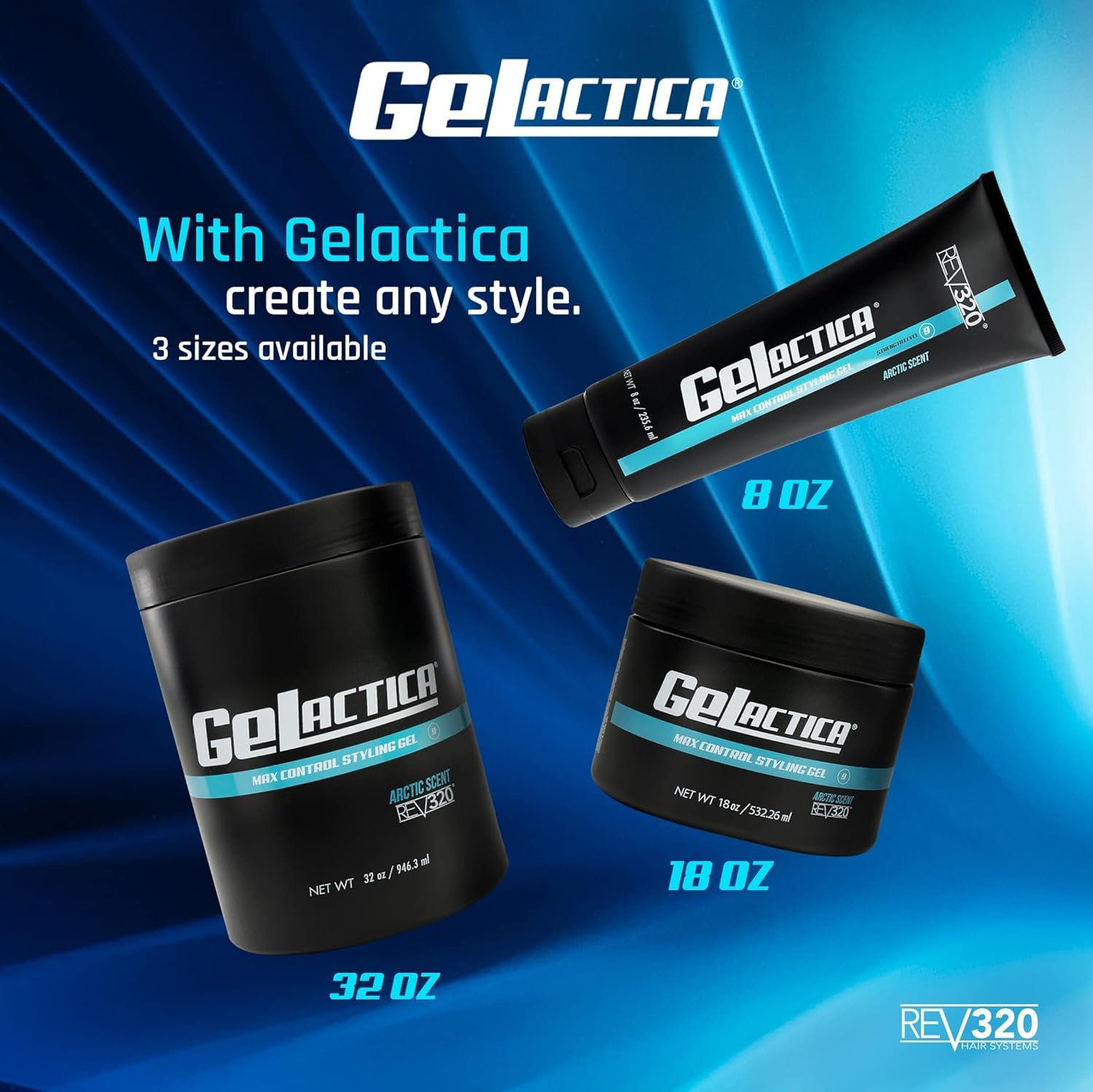 Brillo natural y fijación duradera gracias a extractos naturales de Gelactica Rev320.