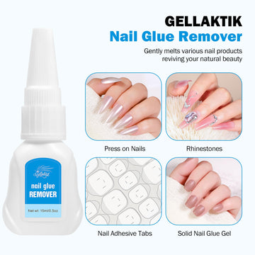 GELLAKTIK remover rápido en 3-5 minutos con cuentagotas.