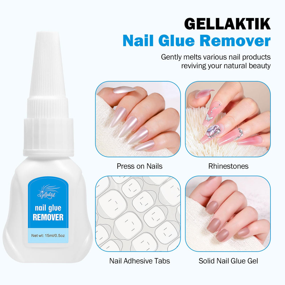 GELLAKTIK remover rápido en 3-5 minutos con cuentagotas.