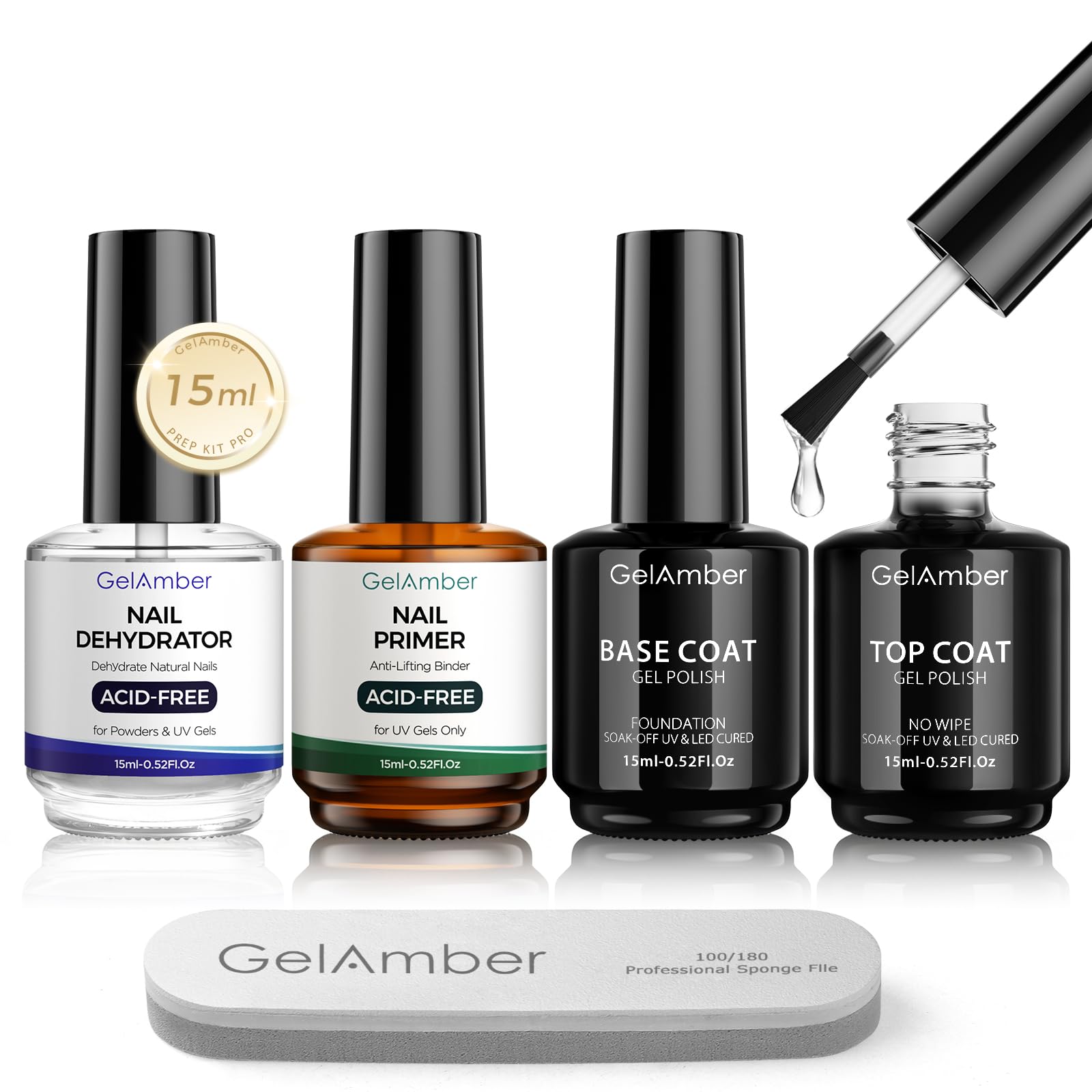 GELAMBER deshidratante de 15ml para adherencia más sólida.