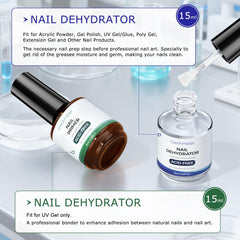 GELAMBER primer de uñas, prepara la superficie para gel.