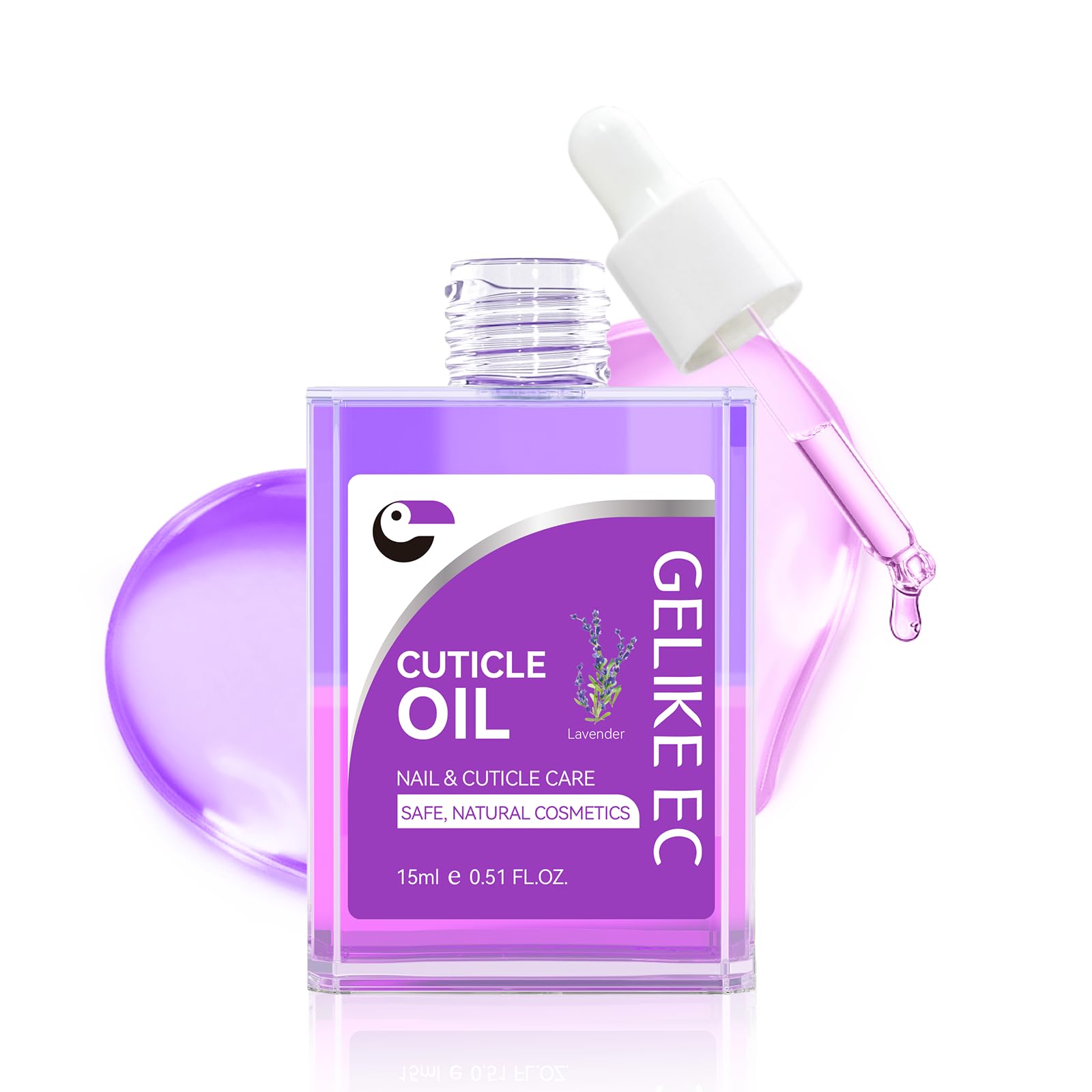 Gelike ec aceite reparador de cutículas, para uñas saludables.