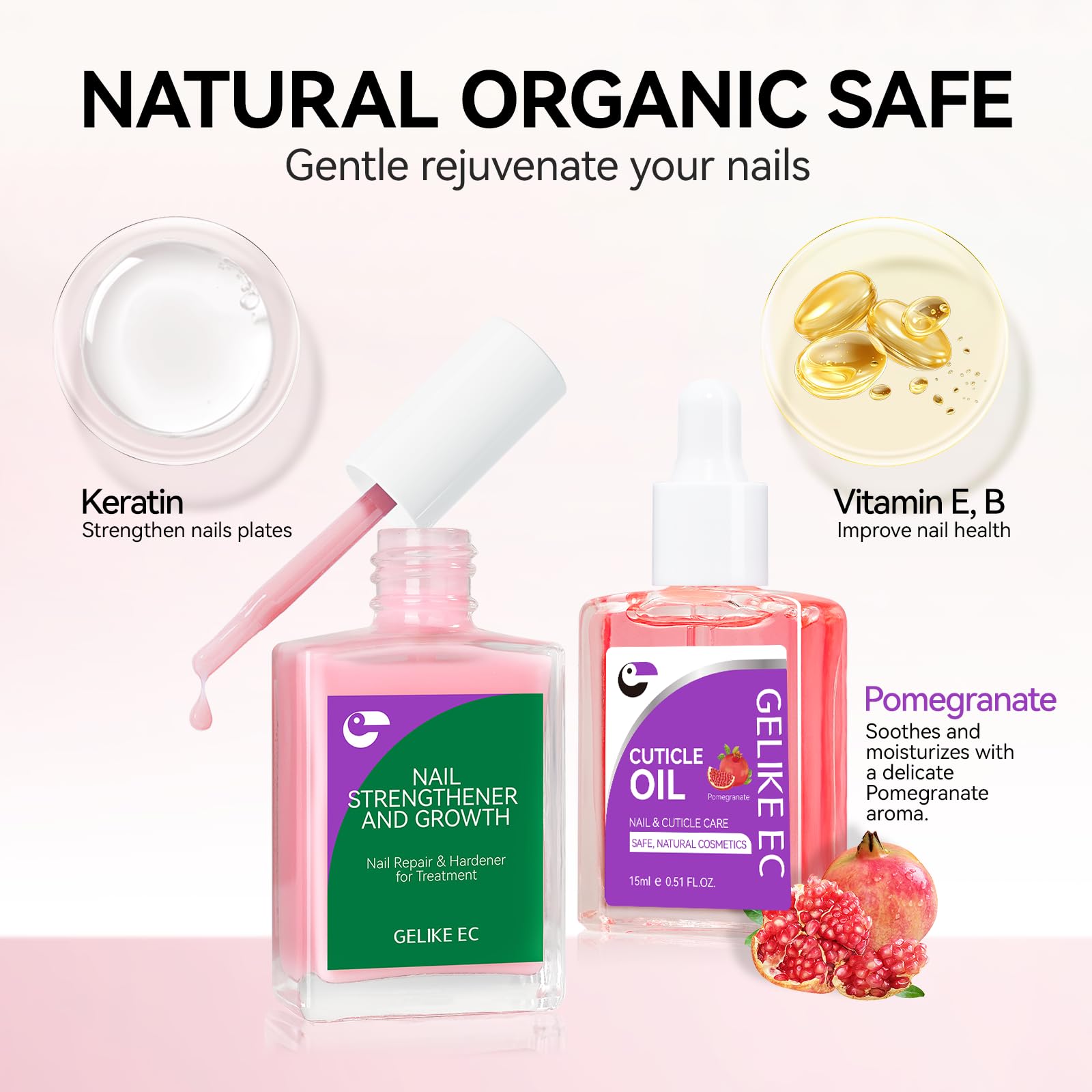 gelike ec aroma invierno rosa granada mejora la experiencia de cuidado.