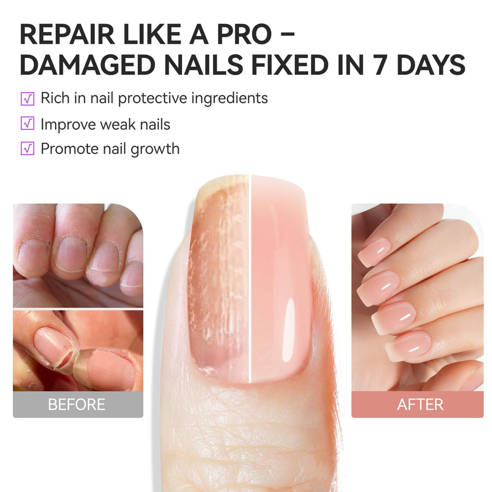 gelike ec Primera capa para suavizar imperfecciones de uñas.