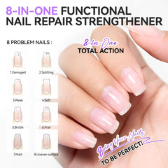 Gelike ec keratina-jojoba, fórmula suave que nutre uñas y mejora resistencia