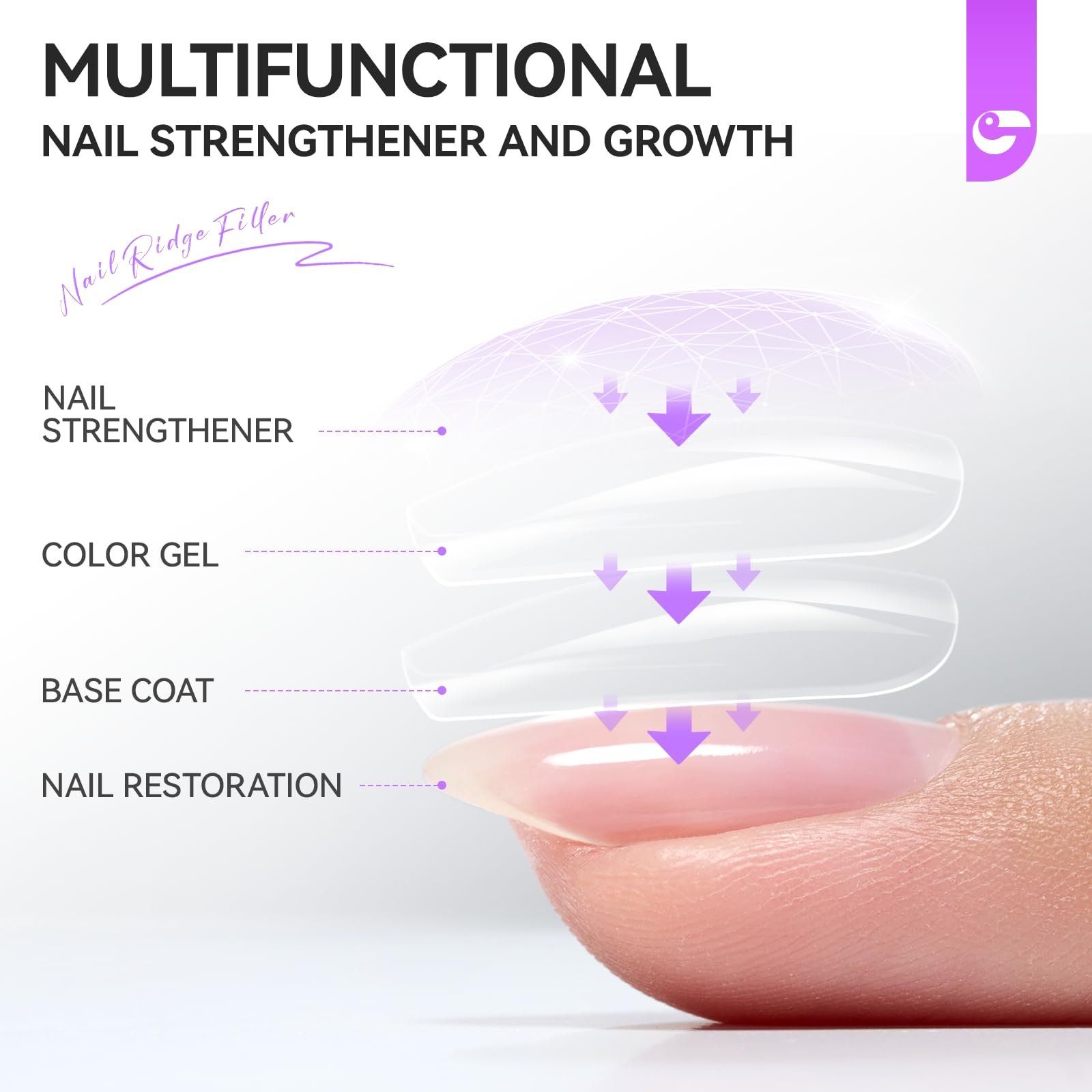 Gelike ec tono-natural-uñas, color discreto que luce saludable y natural