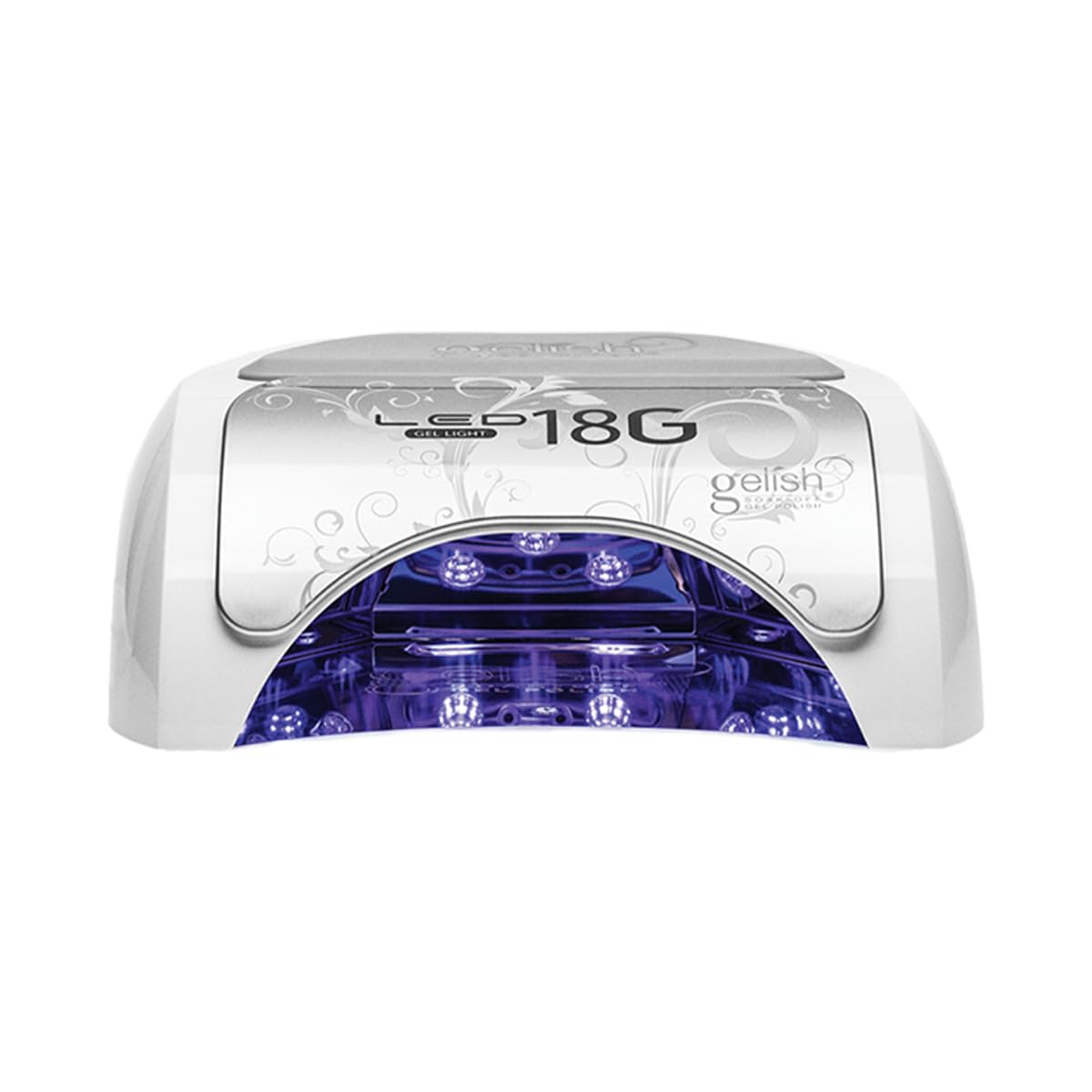 Gelish 18G Classic: lámpara LED para curado rápido de uñas en casa o salón.