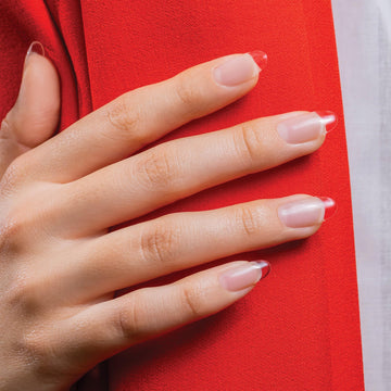 Gelish arte de uñas con gel de construcción y estructura