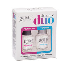 Gelish Dynamic Duo: base gel para adherencia duradera en uñas.