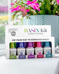Gelish Dip Basix Kit: Activador para fijar color sin lámpara.