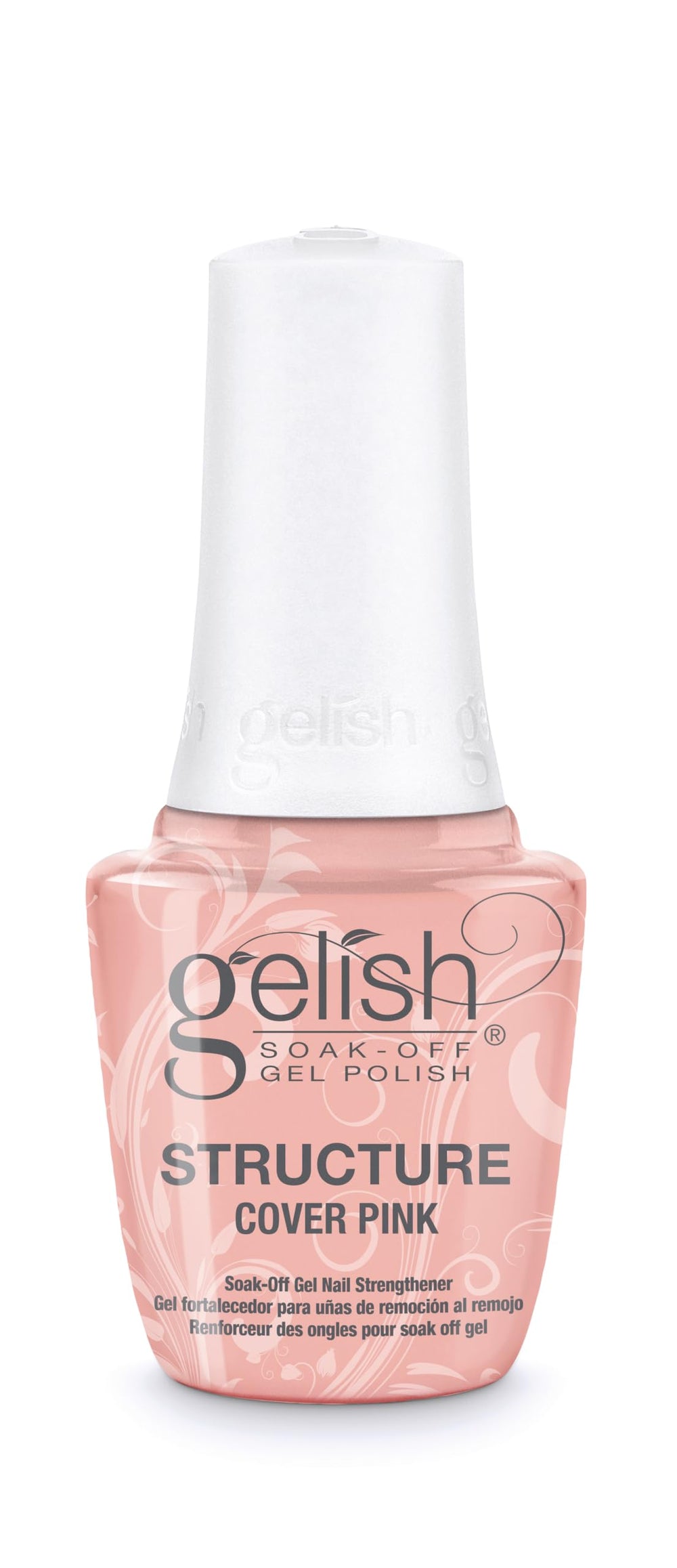 Gelish Structure Gel: bote mostrando consistencia gruesa para uñas fuertes y duraderas