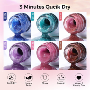 GELLAKTIK polish lasts up to 30 days with chip-resistant wear