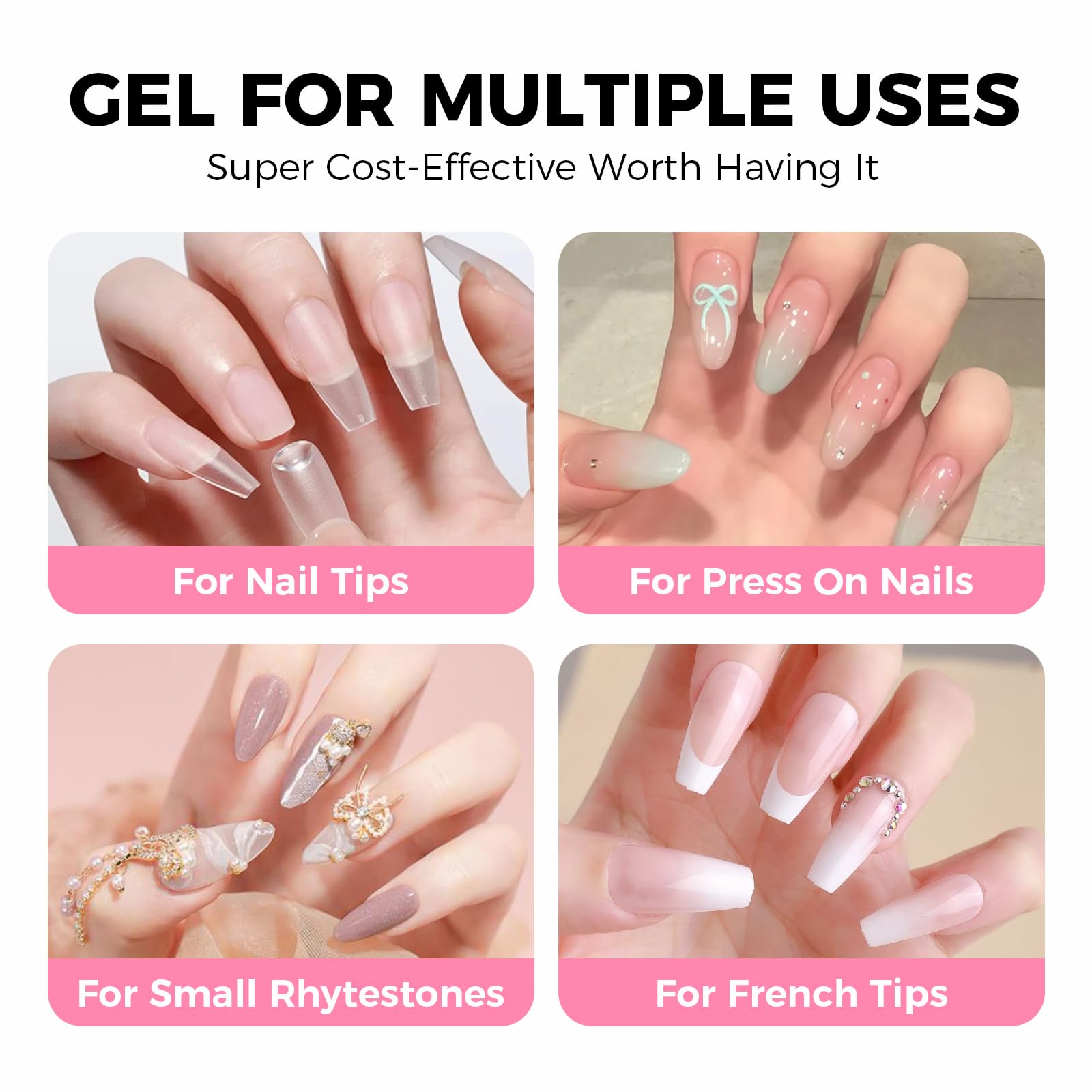 GELLAKTIK, preparación suave para arte de uñas, primer plano.