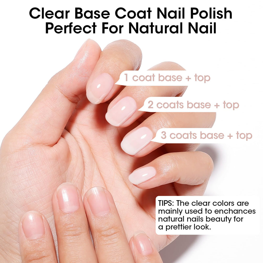 GELLEN acabado transparente, aspecto natural y acabado uniforme.