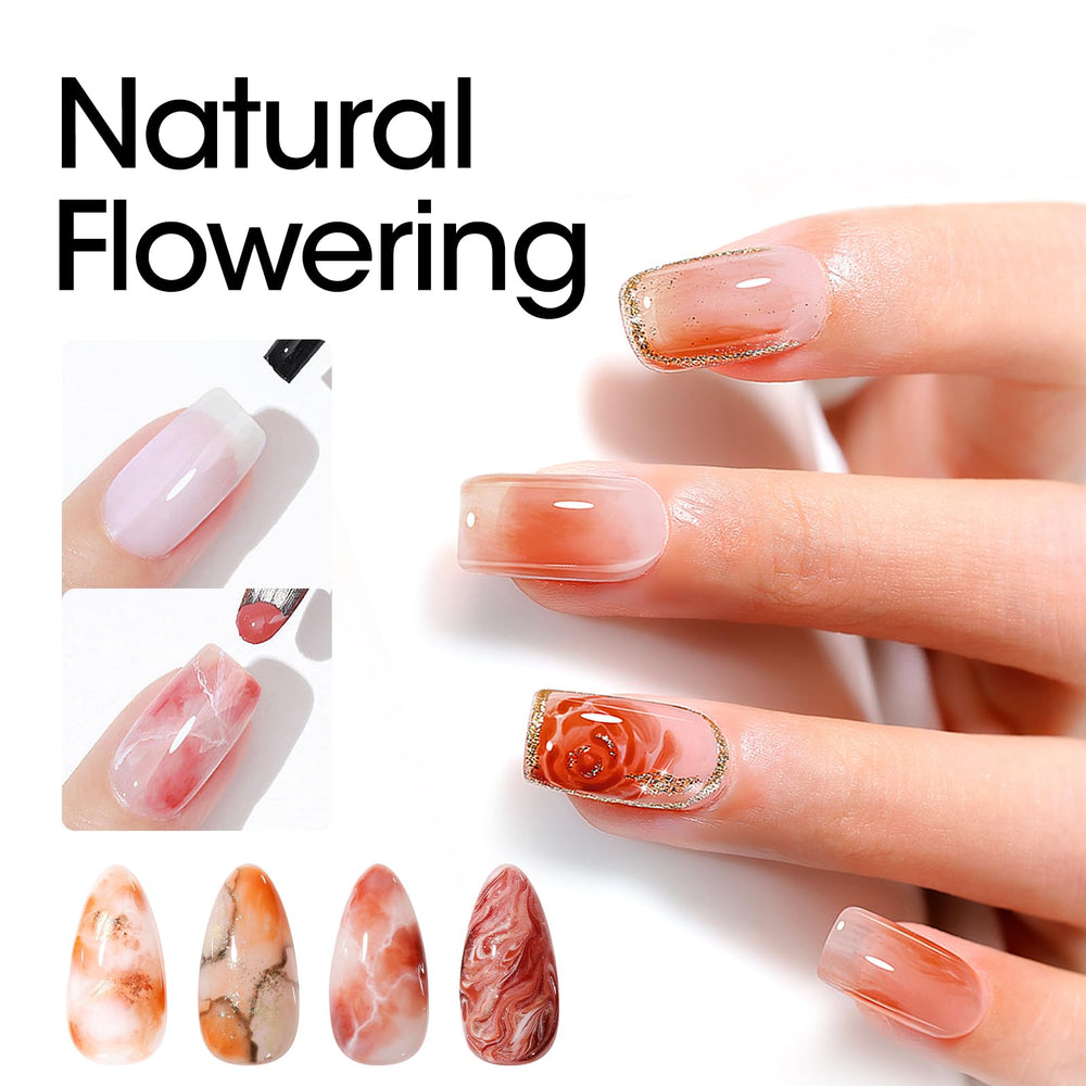 GELLEN Blooming Gel arte marmolado degradado; facilita un degradado suave para uñas.