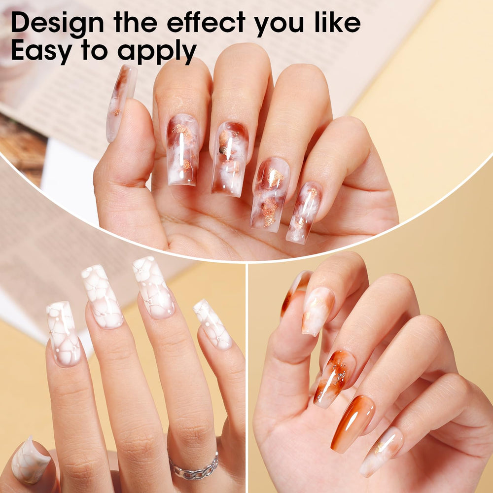 GELLEN Blooming Gel transparente base para capas limpias y definidas.