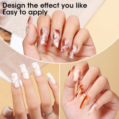 GELLEN Blooming Gel transparente base para capas limpias y definidas.