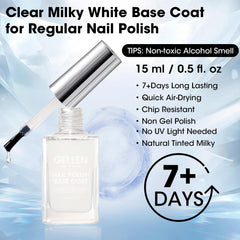 GELLEN Capa-base tono natural, base discreta para uñas limpias.