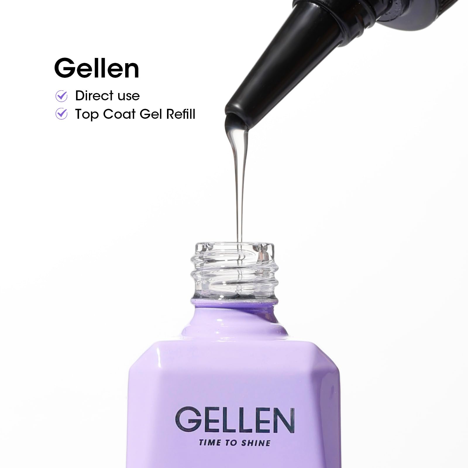 GELLEN capa superior gel con ingredientes naturales y bajo olor
