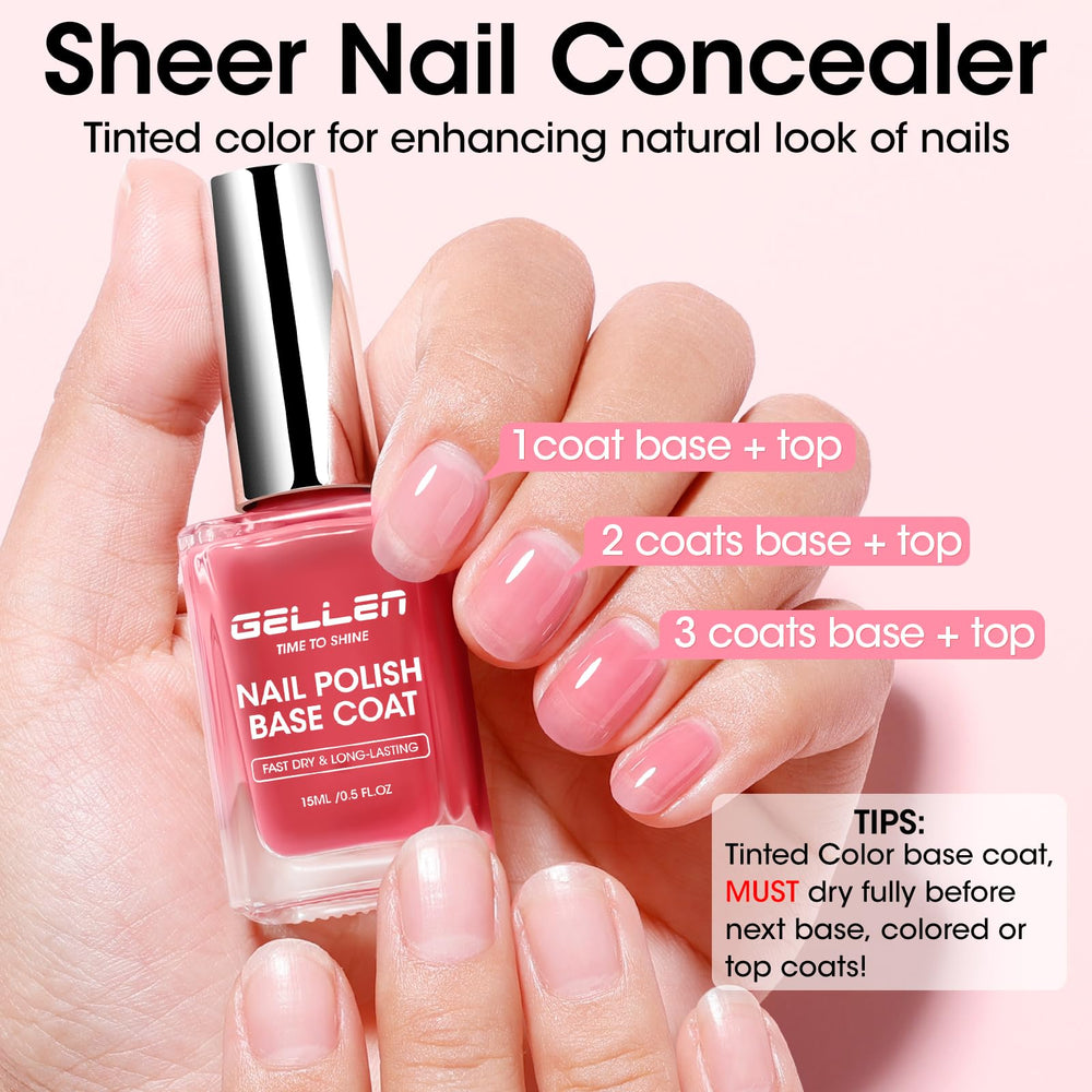 GELLEN concealer de uñas: cubre imperfecciones para un acabado natural.