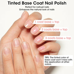 GELLEN corrector de uñas rosado lechoso: camufla imperfecciones discretamente.