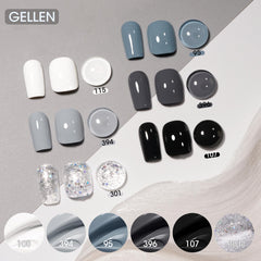 GELLEN Esmalte blanco puro para líneas limpias y elegantes.