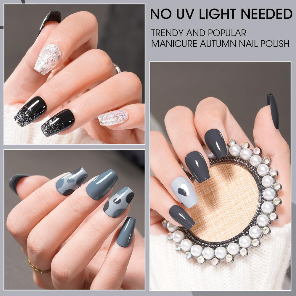 GELLEN Esmalte grafito para un look sofisticado y moderno.