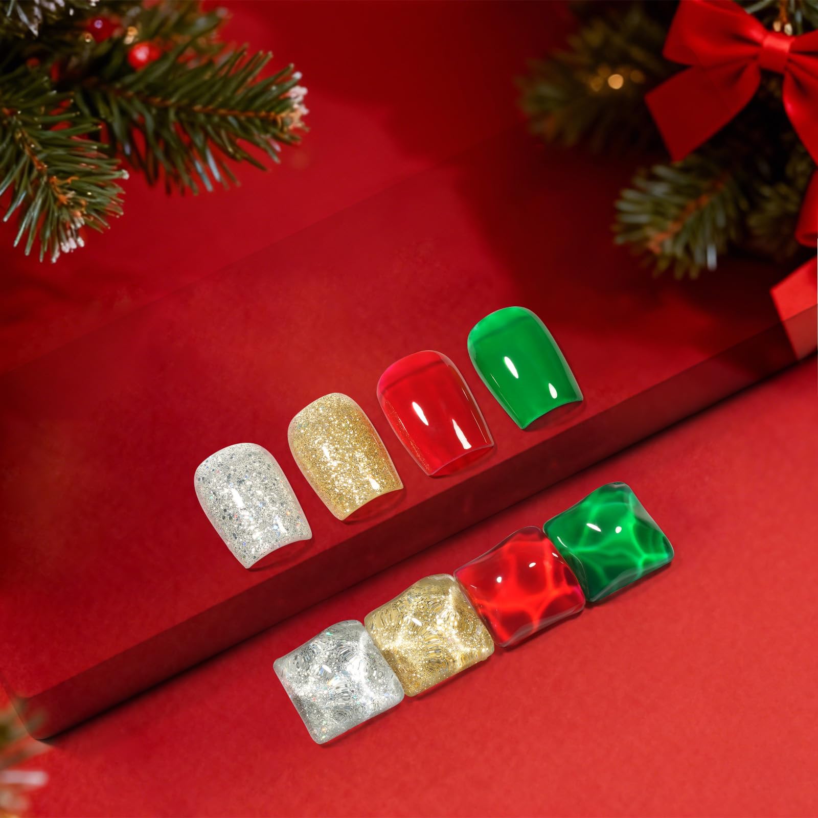 GELLEN esmalte Navidad Dorado con destellos brillantes para fiestas