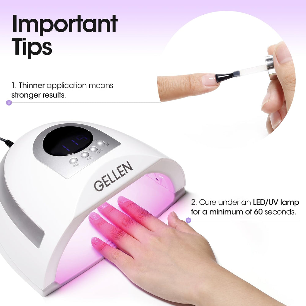 Fórmula saludable de GELLEN no tóxica y de bajo olor para uñas