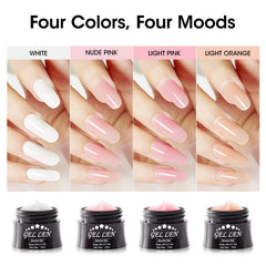 Gel GELLEN tono piel para uñas naturales.