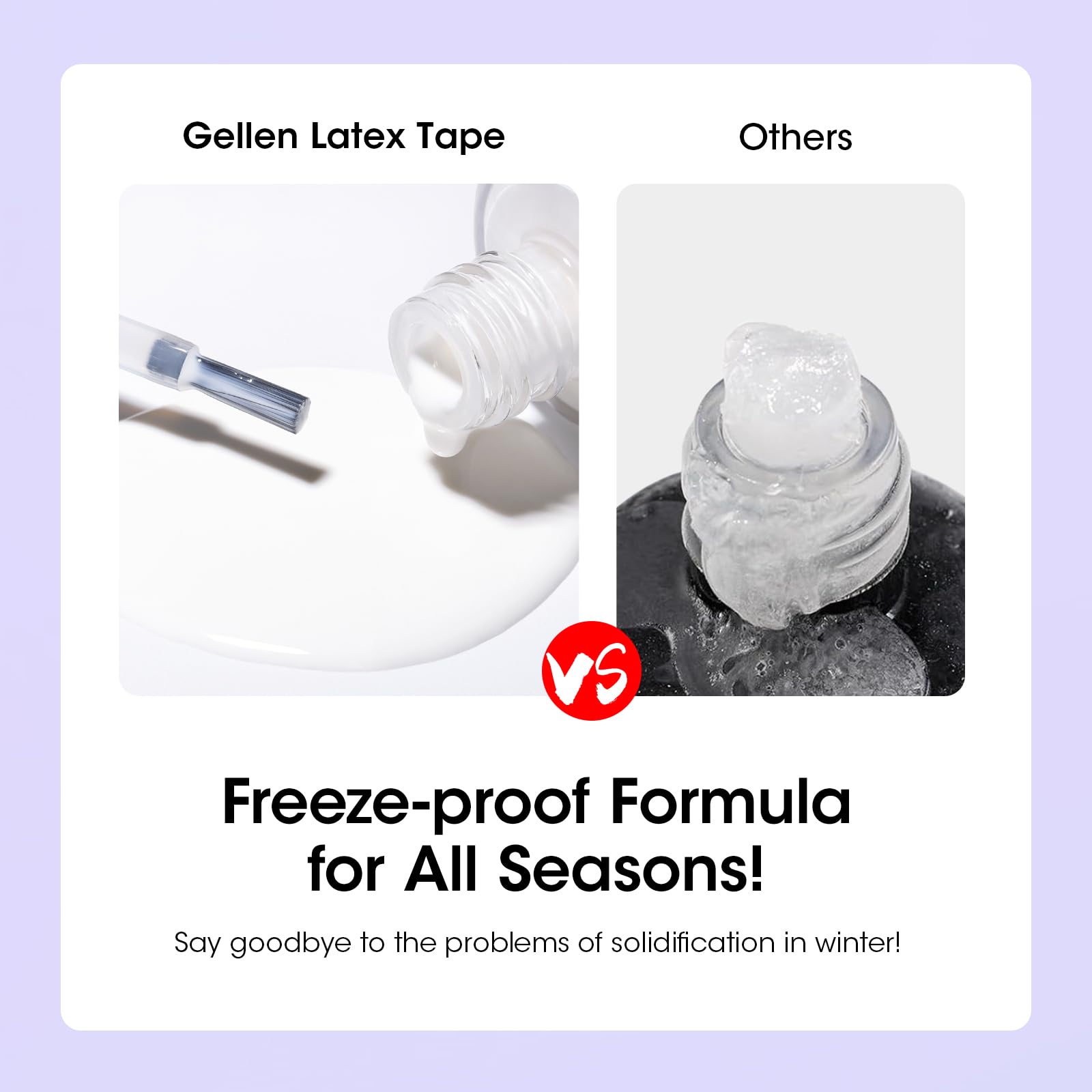 GELLEN latex para uñas: fórmula segura que facilita diseños sin dolor.