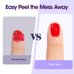 GELLEN Latex para uñas, fácil retirada con pinzas sin dañar la piel.