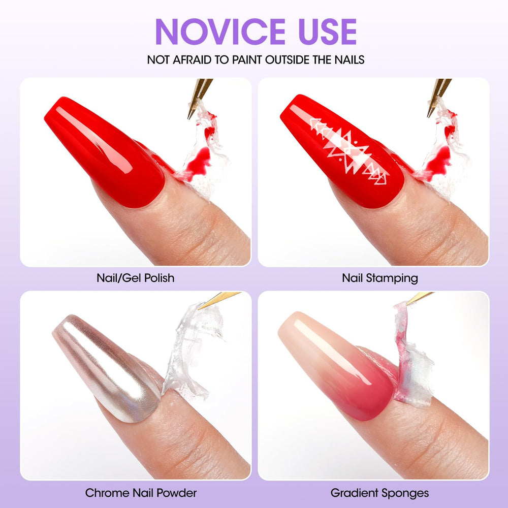 Gellen Latex Tape Protector de borde de uñas para un acabado limpio y definido.