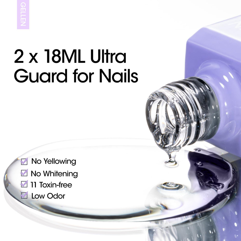 Uñas naturales con Base Coat GELLEN para uso diario