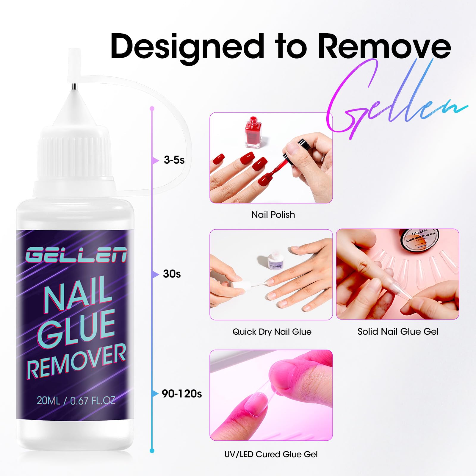 GELLEN, olor suave y eliminación suave para mayor comodidad.